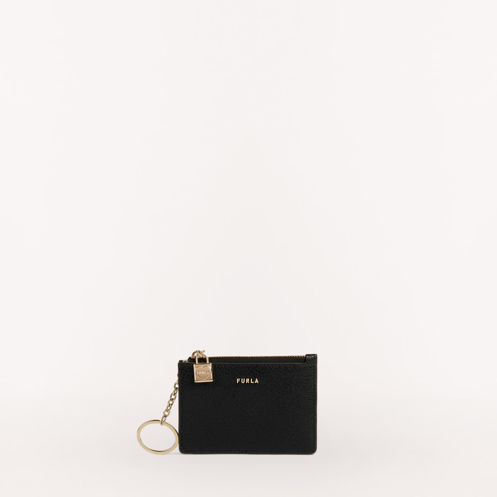 Women\'s Furla Lovely S Card Holders Black | 54360YNJV