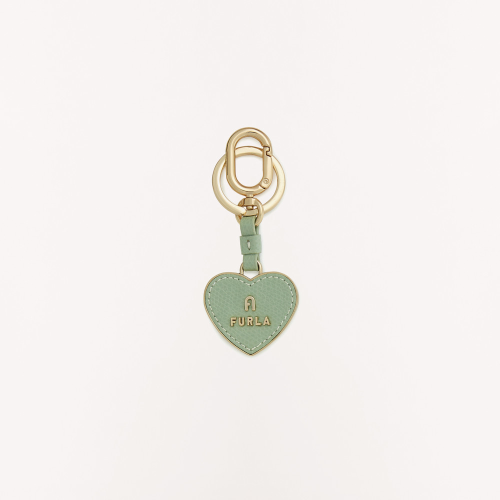 Women\'s Furla Magnolia Keyrings Green | 14370LOVE