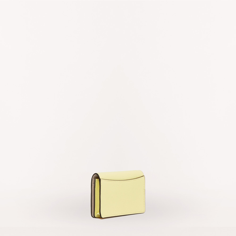 Women's Furla Magnolia S Card Holders Yellow | 39257EJKG