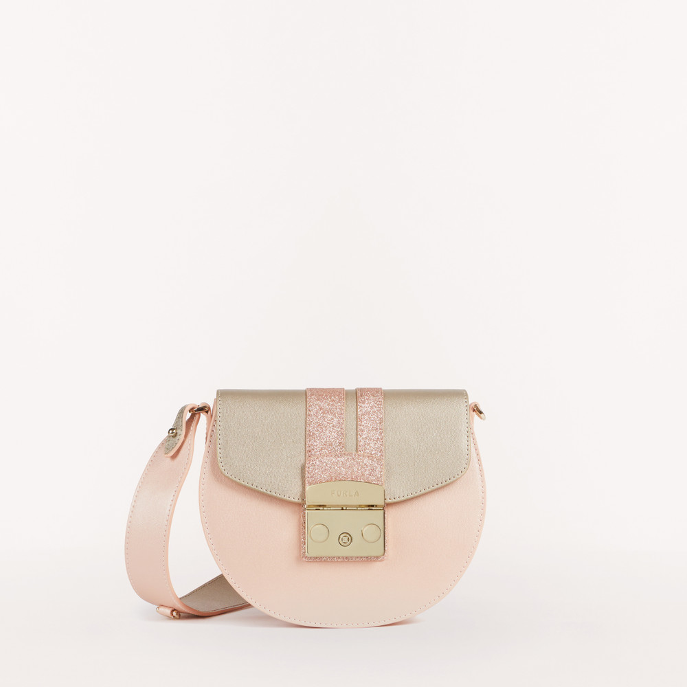 Women\'s Furla Metropolis Crossbody Bags Rose | 05289ODVI