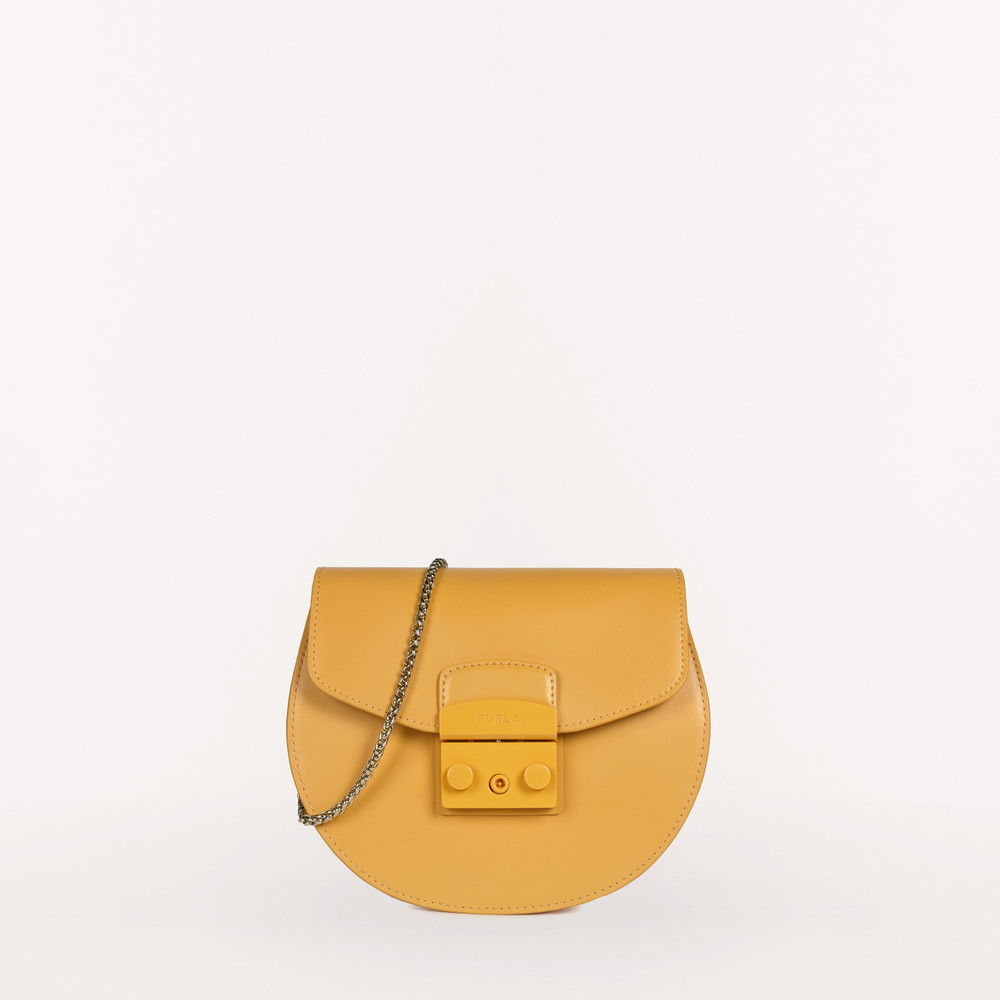 Women\'s Furla Metropolis Crossbody Bags Yellow | 42061XNPA