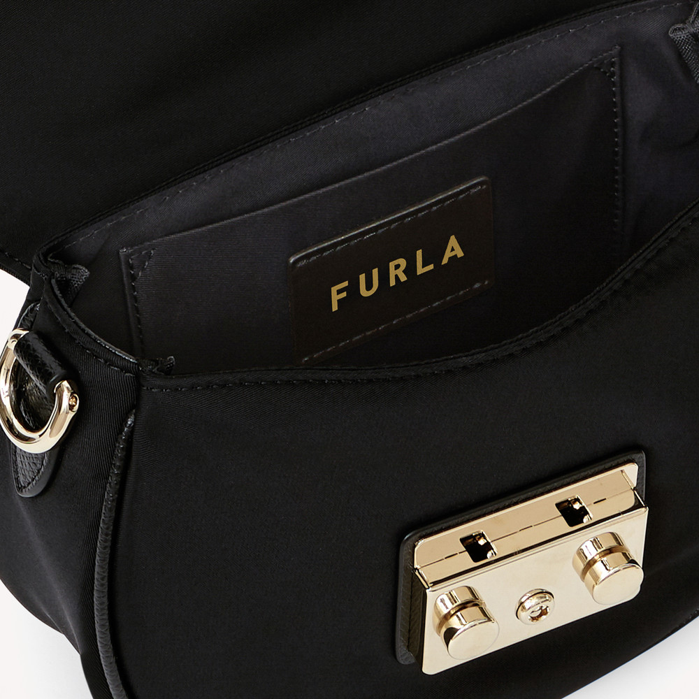 Women's Furla Metropolis Crossbody Bags Black | 53042QFJG