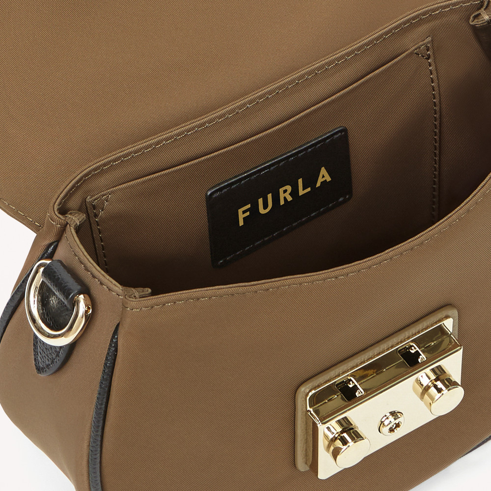 Women's Furla Metropolis Crossbody Bags Brown | 96450SGMT