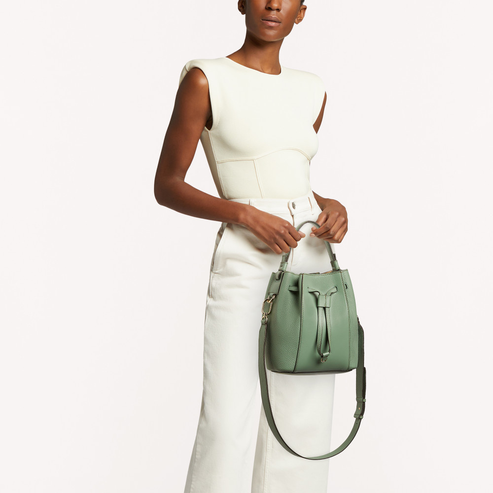 Women's Furla Miastella Bucket Bags Green | 83659FESA