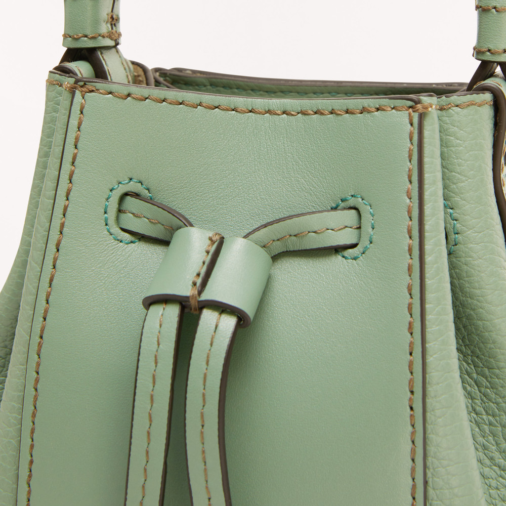 Women's Furla Miastella Bucket Bags Green | 90423TFQO