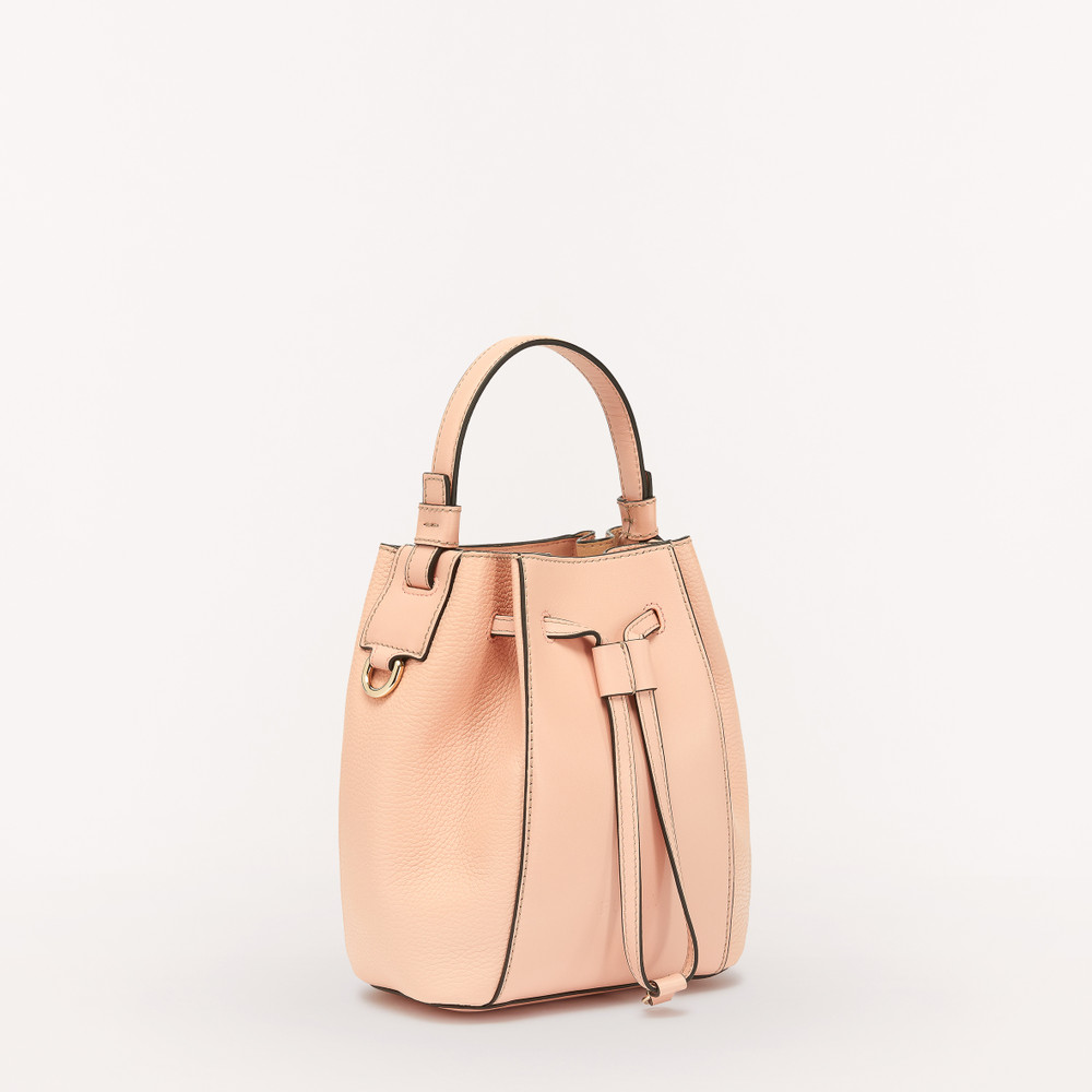 Women's Furla Miastella Bucket Bags Rose | 75402ZBCP