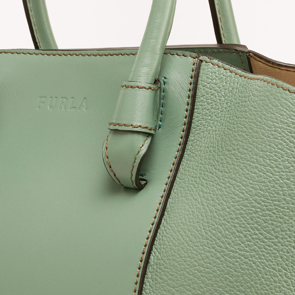 Women's Furla Miastella L Tote Bags Green | 19067LWSC