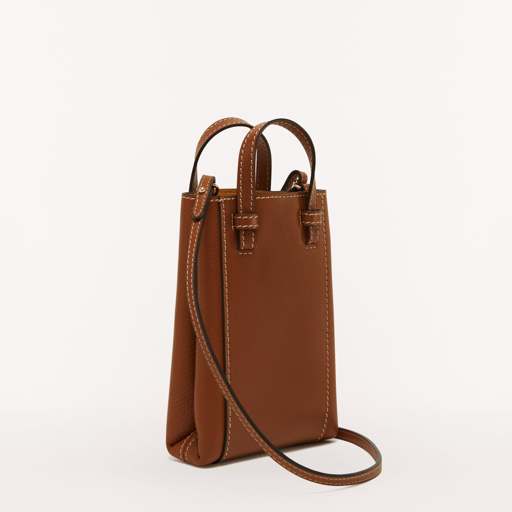 Women's Furla Miastella M Mini Bags Brown | 23487DVMR