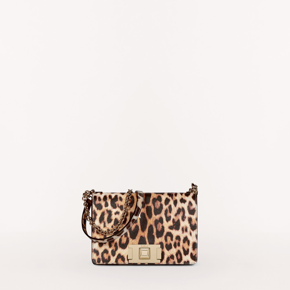 Women's Furla Mimi Crossbody Bags Leopard | 86429OXMG