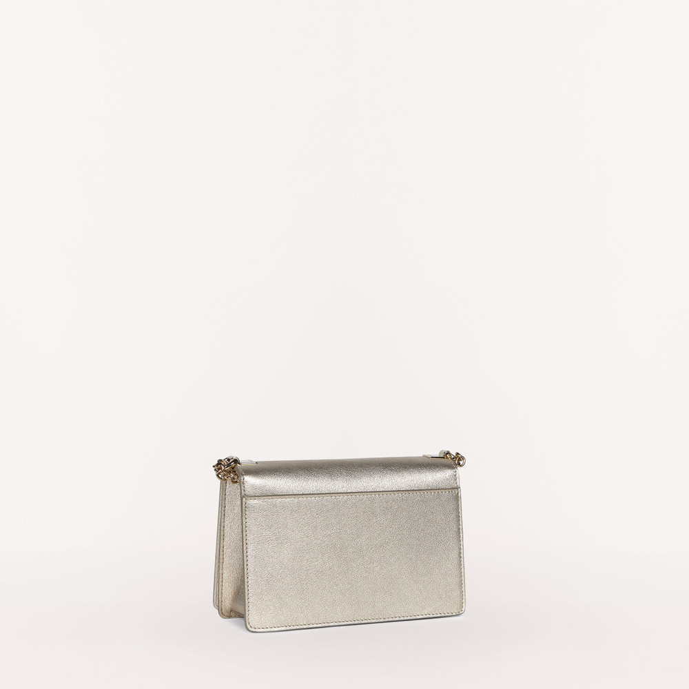 Women's Furla Mimi Crossbody Bags Silver | 72953SZIK