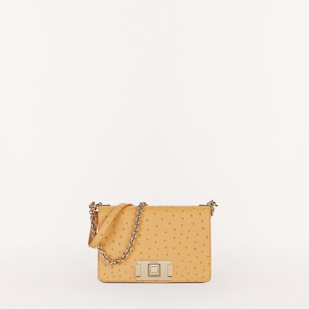 Women's Furla Mimi Crossbody Bags Yellow | 15483VEHD