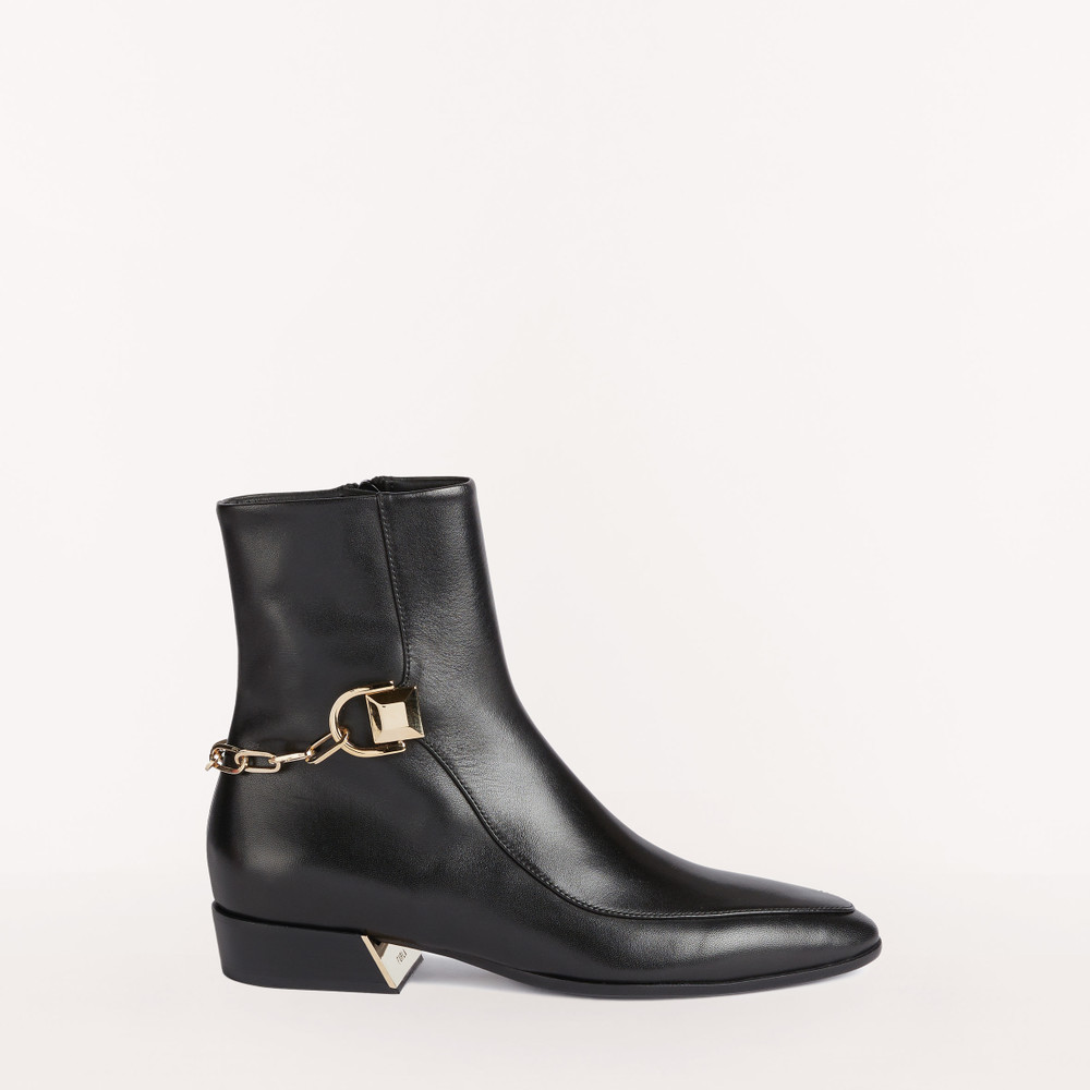 Women's Furla Miss Mimi Boots Black | 62058VAWG