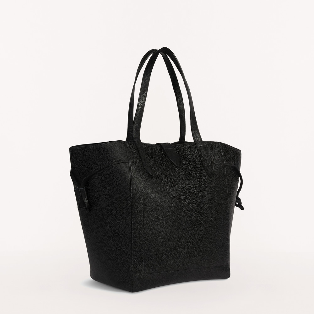 Women's Furla Net L Tote Bags Black | 45279BTQG