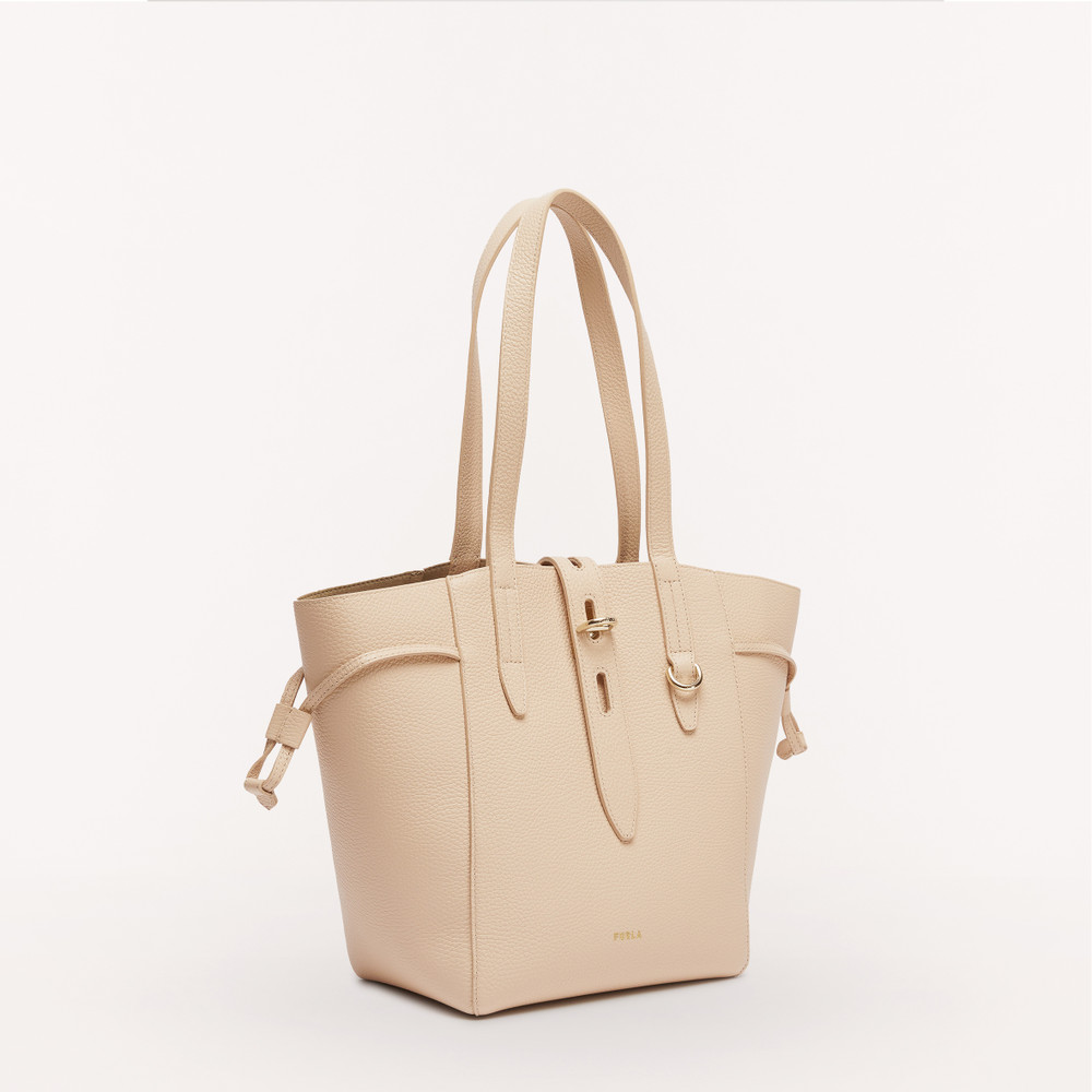 Women's Furla Net M Tote Bags Beige | 98164JNXE