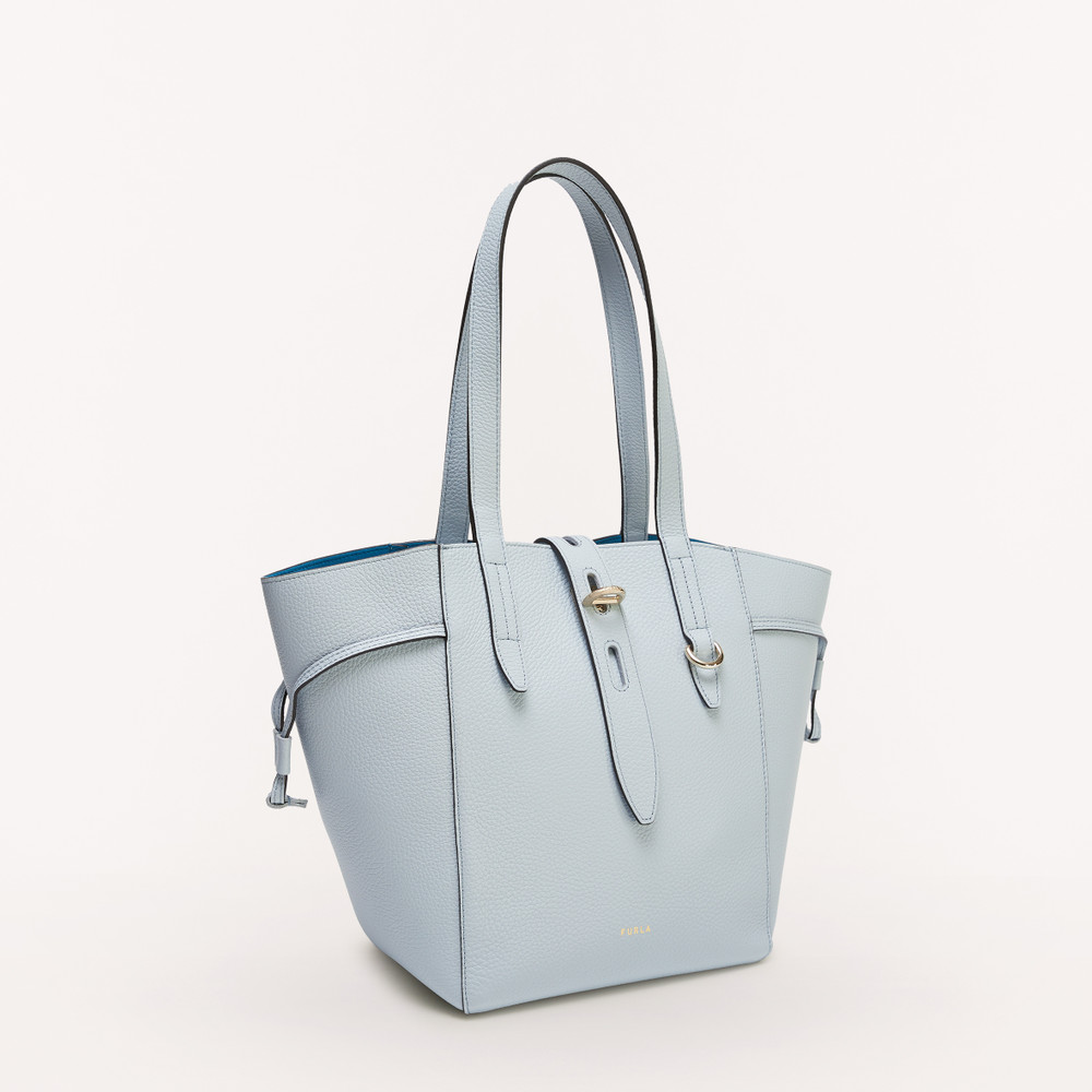 Women's Furla Net M Tote Bags Blue | 69812XWQZ