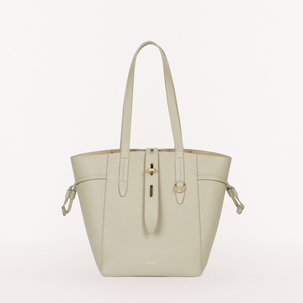 Women\'s Furla Net M Tote Bags White | 53208OWIL