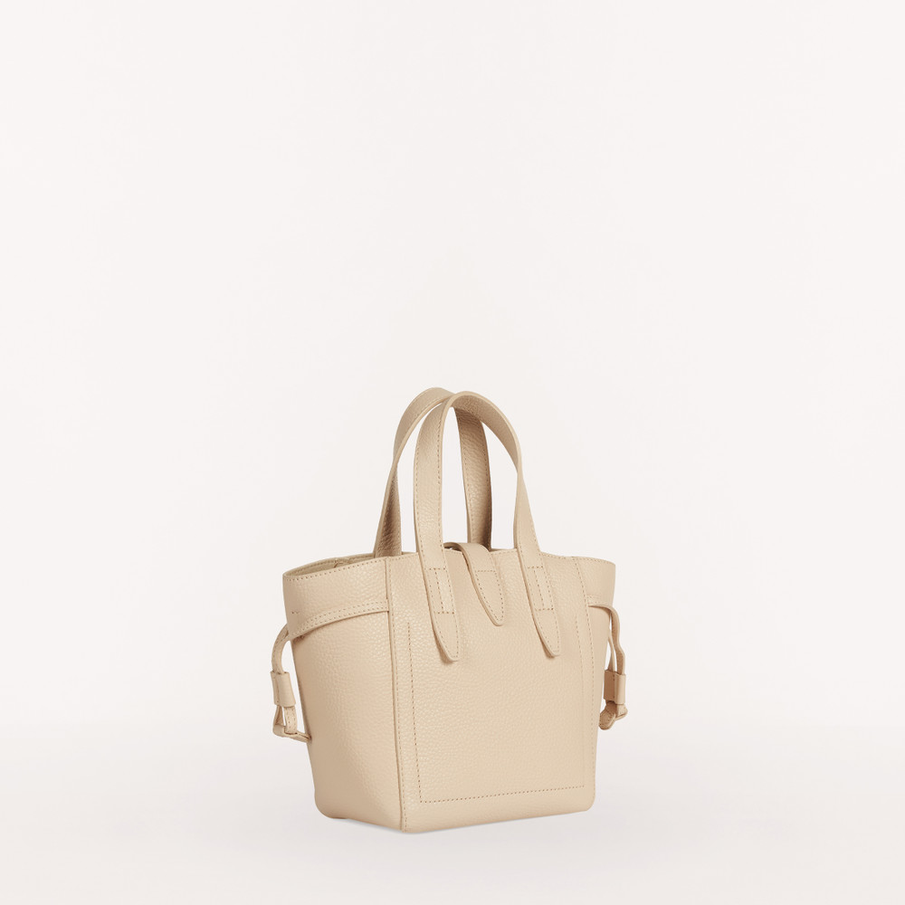 Women's Furla Net Tote Bags Beige | 47036SHUW