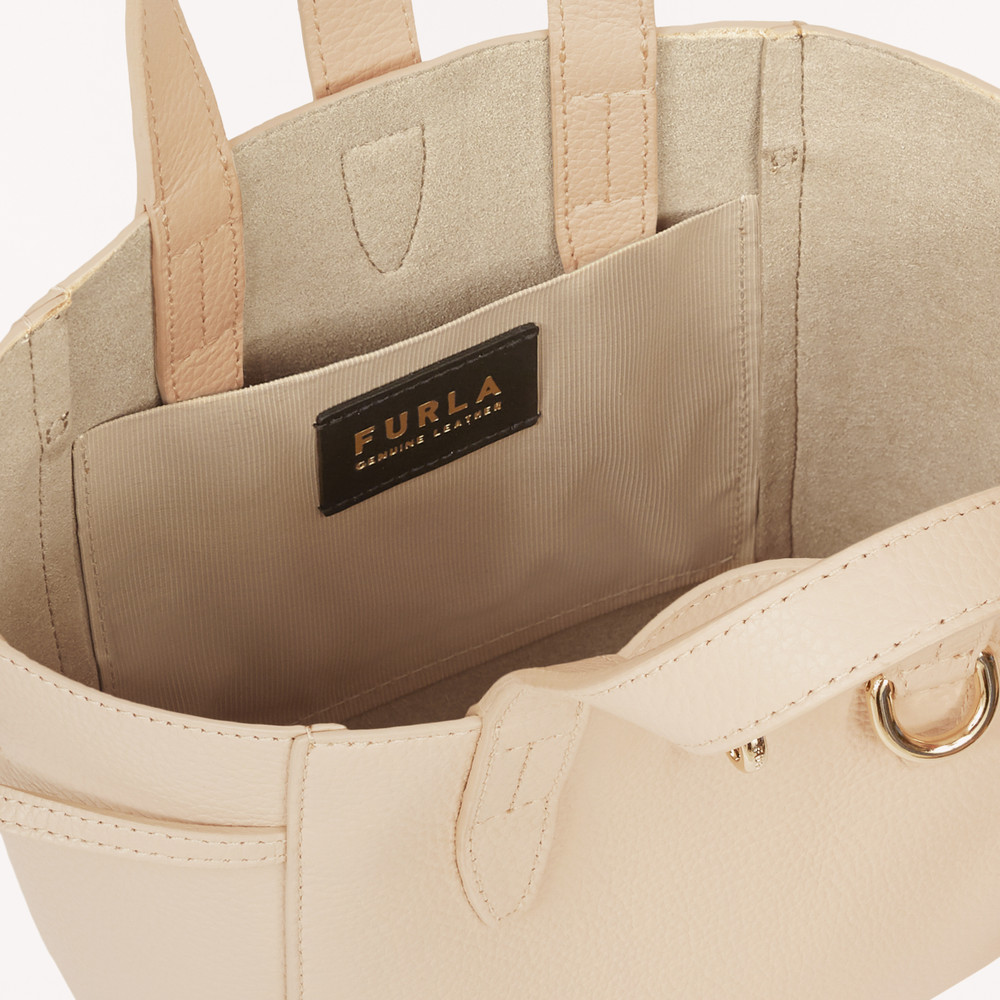 Women's Furla Net Tote Bags Beige | 47036SHUW