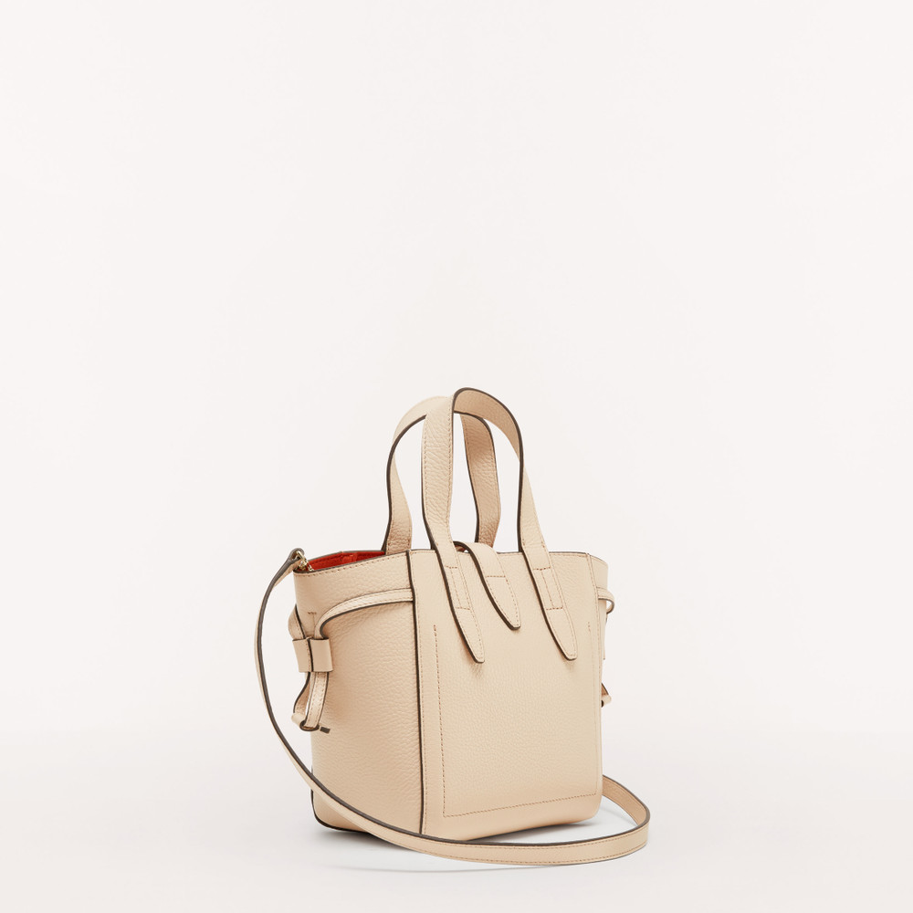 Women's Furla Net Tote Bags Beige | 63894QDFS