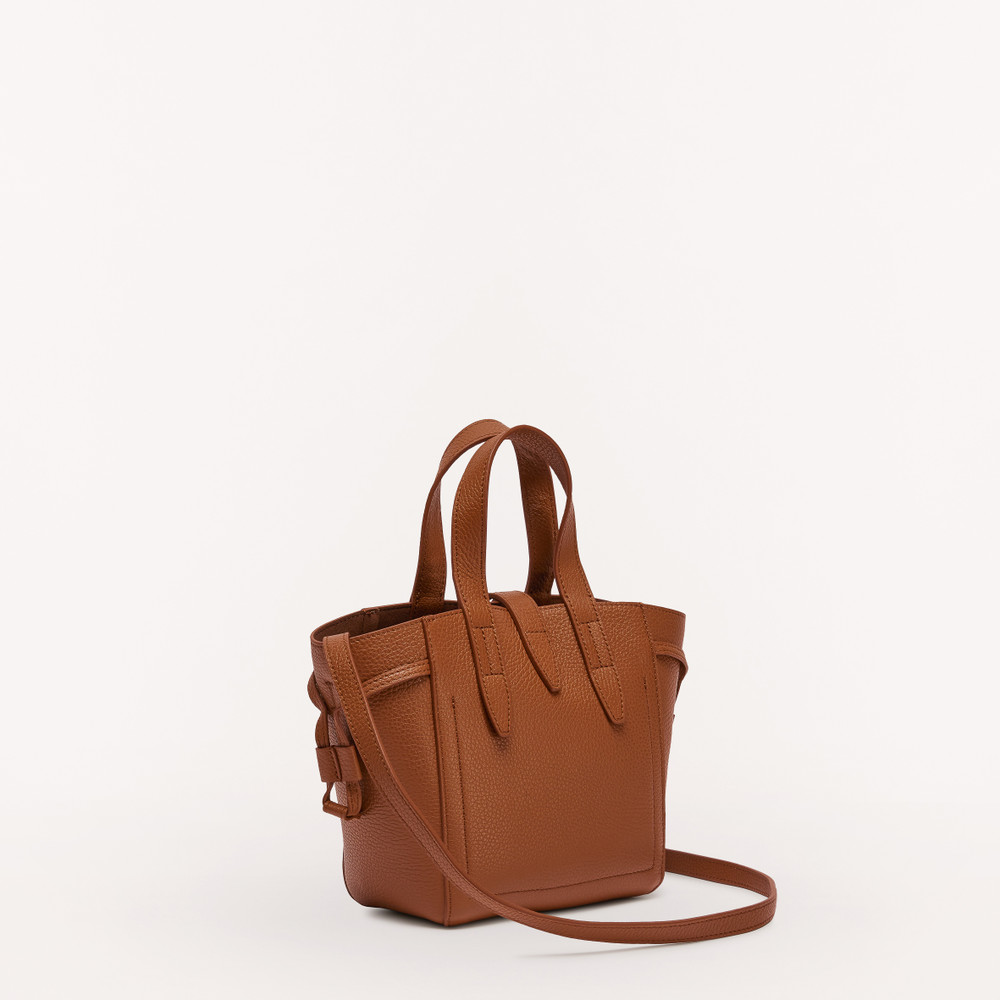 Women's Furla Net Tote Bags Brown | 21563PZOU