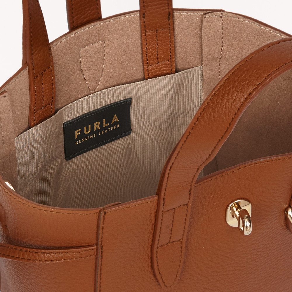 Women's Furla Net Tote Bags Brown | 21563PZOU