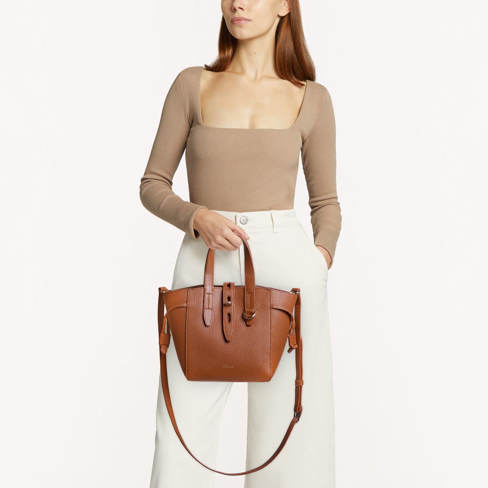 Women's Furla Net Tote Bags Brown | 21563PZOU