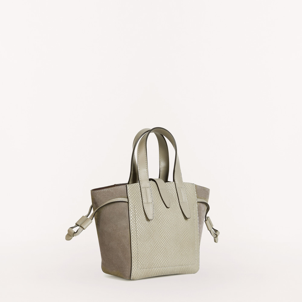 Women's Furla Net Tote Bags Olive | 29356ZHJA