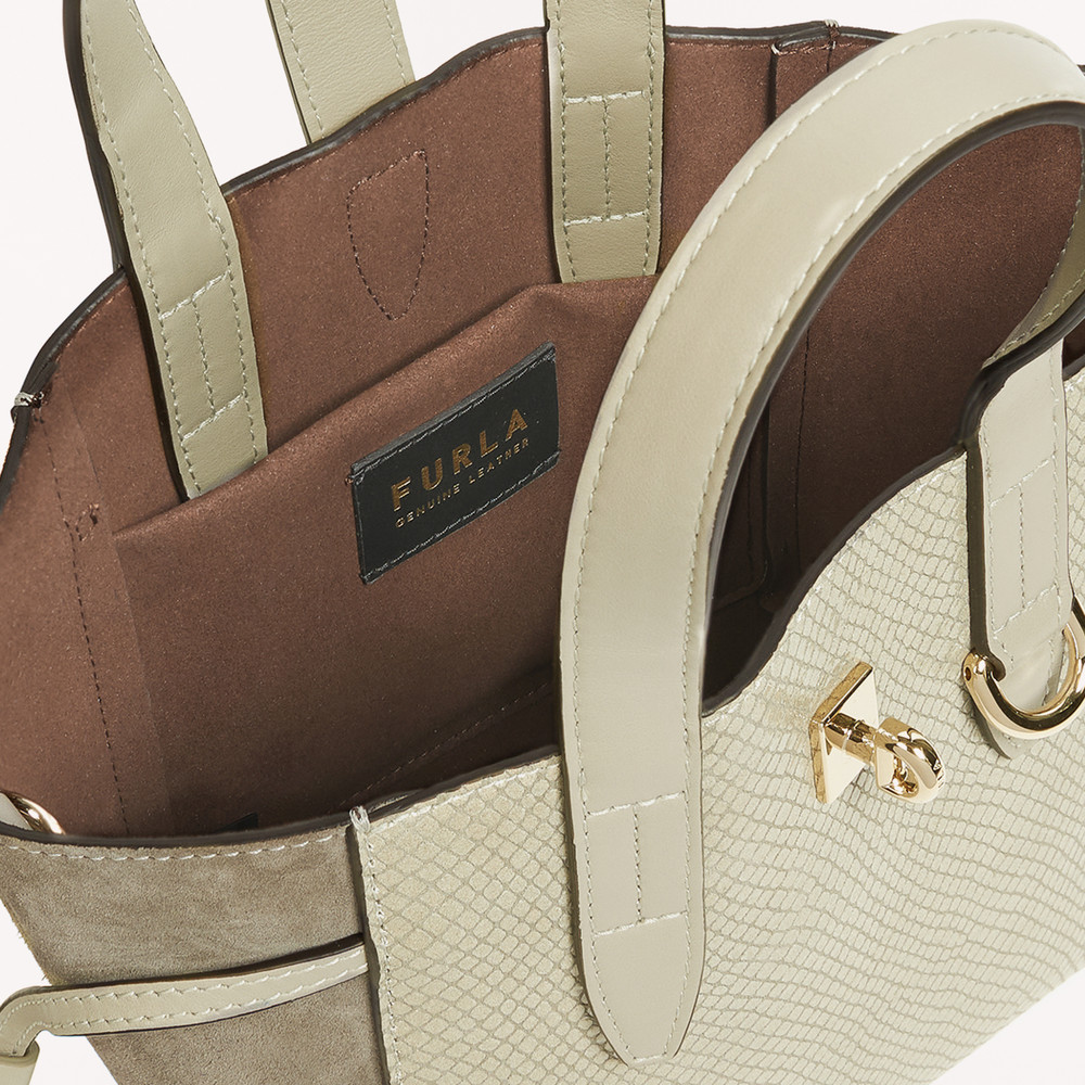 Women's Furla Net Tote Bags Olive | 29356ZHJA