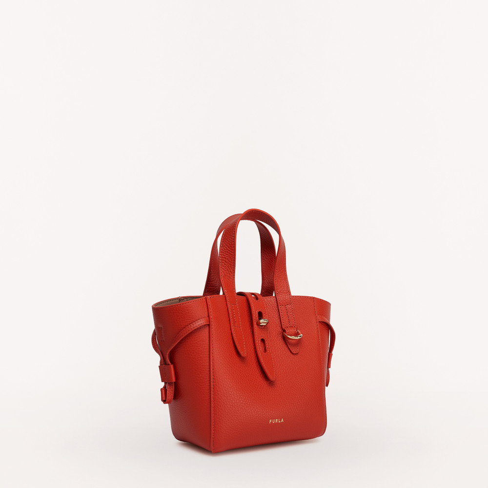 Women's Furla Net Tote Bags Red | 63218BEMJ