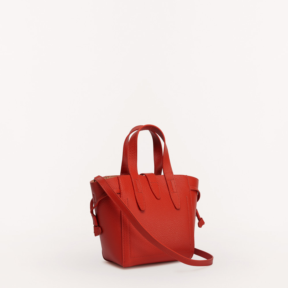 Women's Furla Net Tote Bags Red | 63218BEMJ