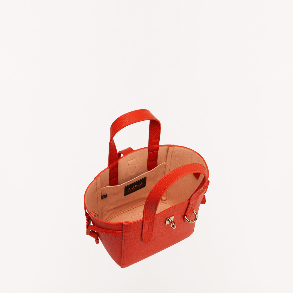 Women's Furla Net Tote Bags Red | 63218BEMJ