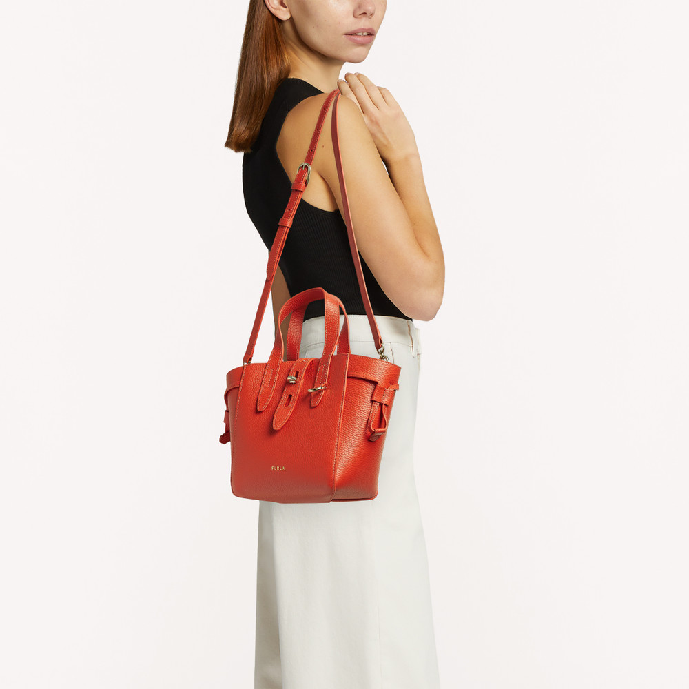 Women's Furla Net Tote Bags Red | 63218BEMJ