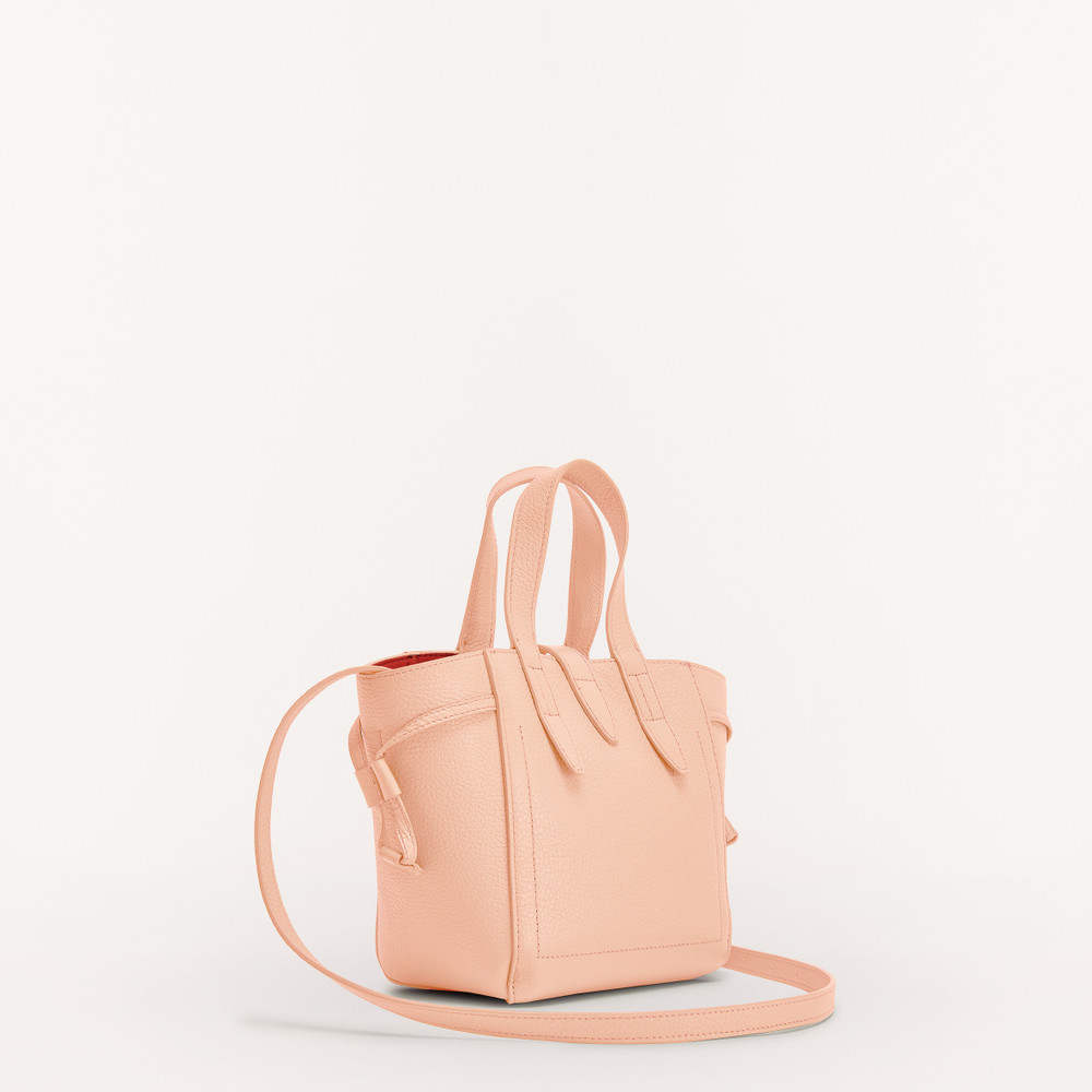 Women's Furla Net Tote Bags Rose | 79480QPRF