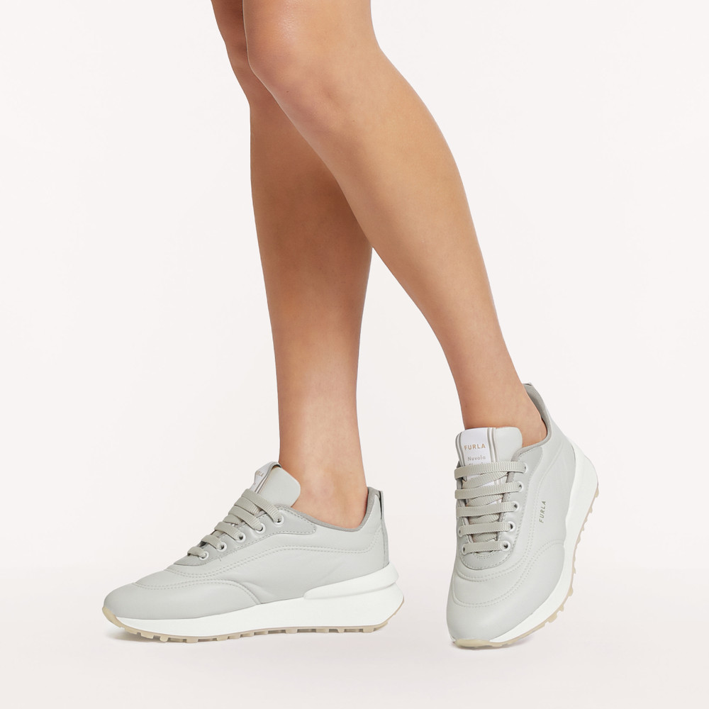 Women's Furla Nuvola Sneakers Grey | 05126ENDP