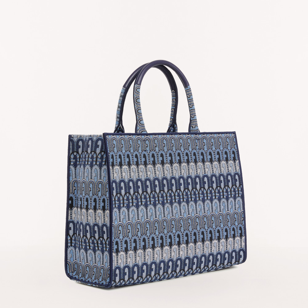 Women's Furla Opportunity L Tote Bags Blue | 97804ICAJ