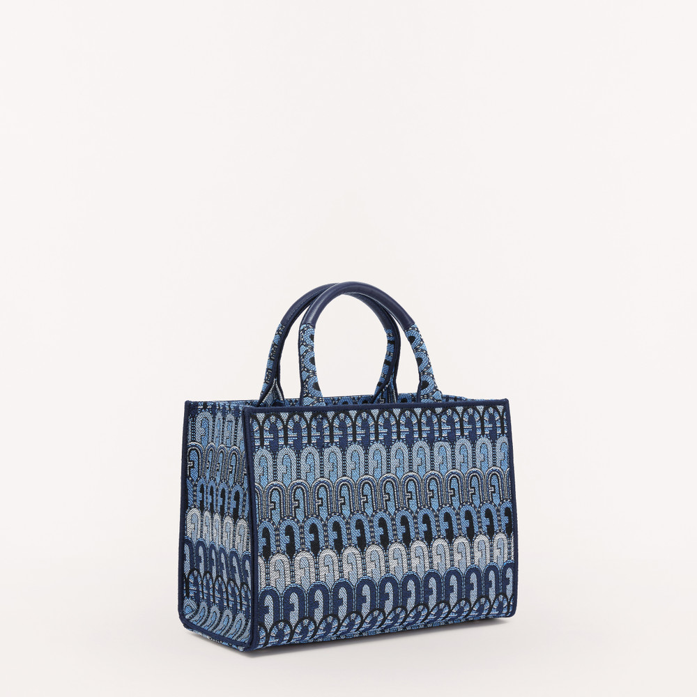 Women's Furla Opportunity S Tote Bags Blue | 72960RAIM