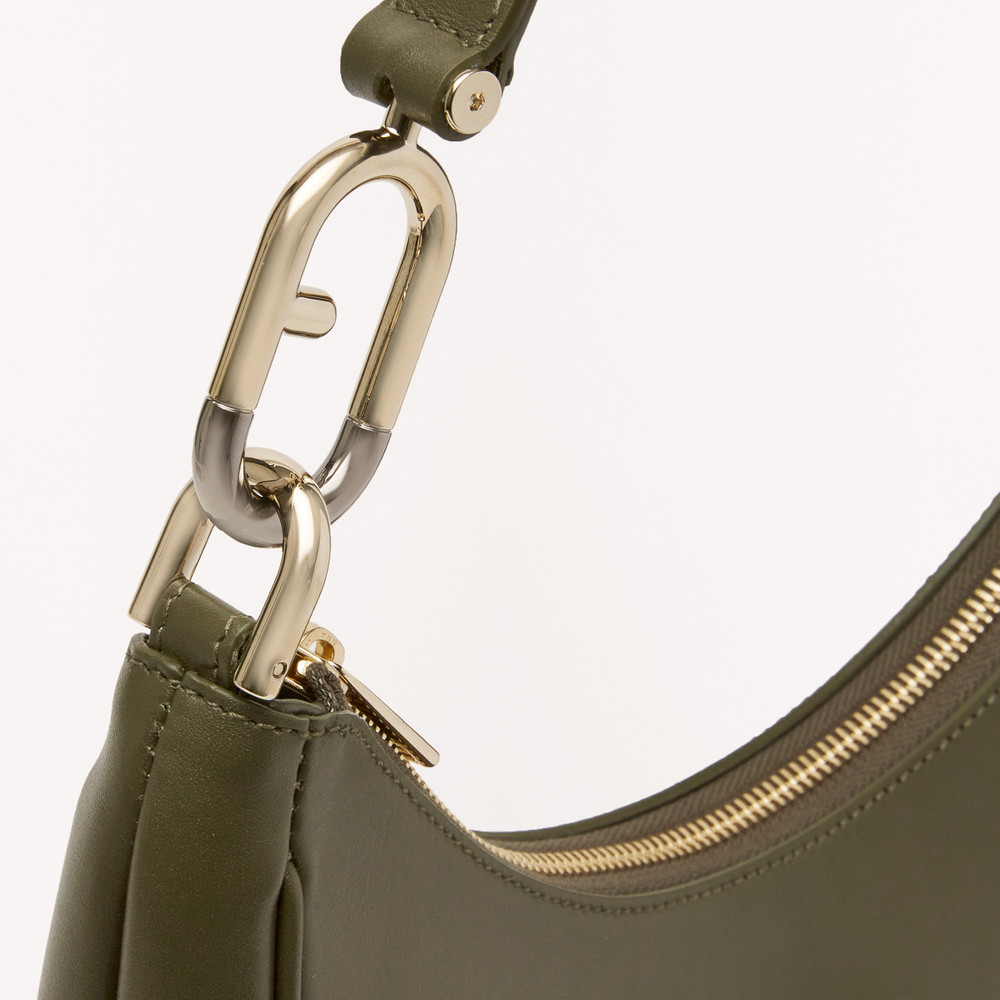 Women's Furla Primavera M Shoulder Bags Olive | 64805VRAD