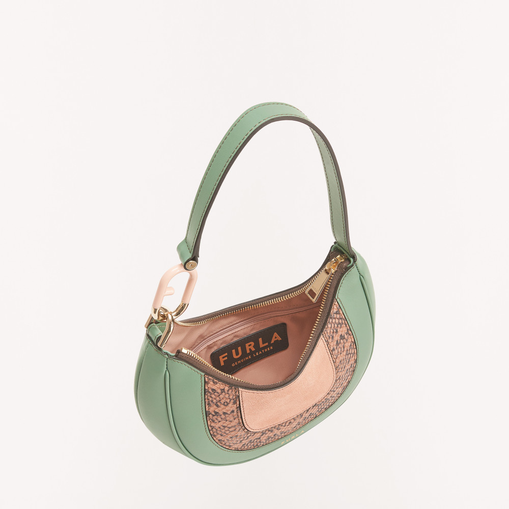 Women's Furla Primavera S Shoulder Bags Green | 87103RMAH