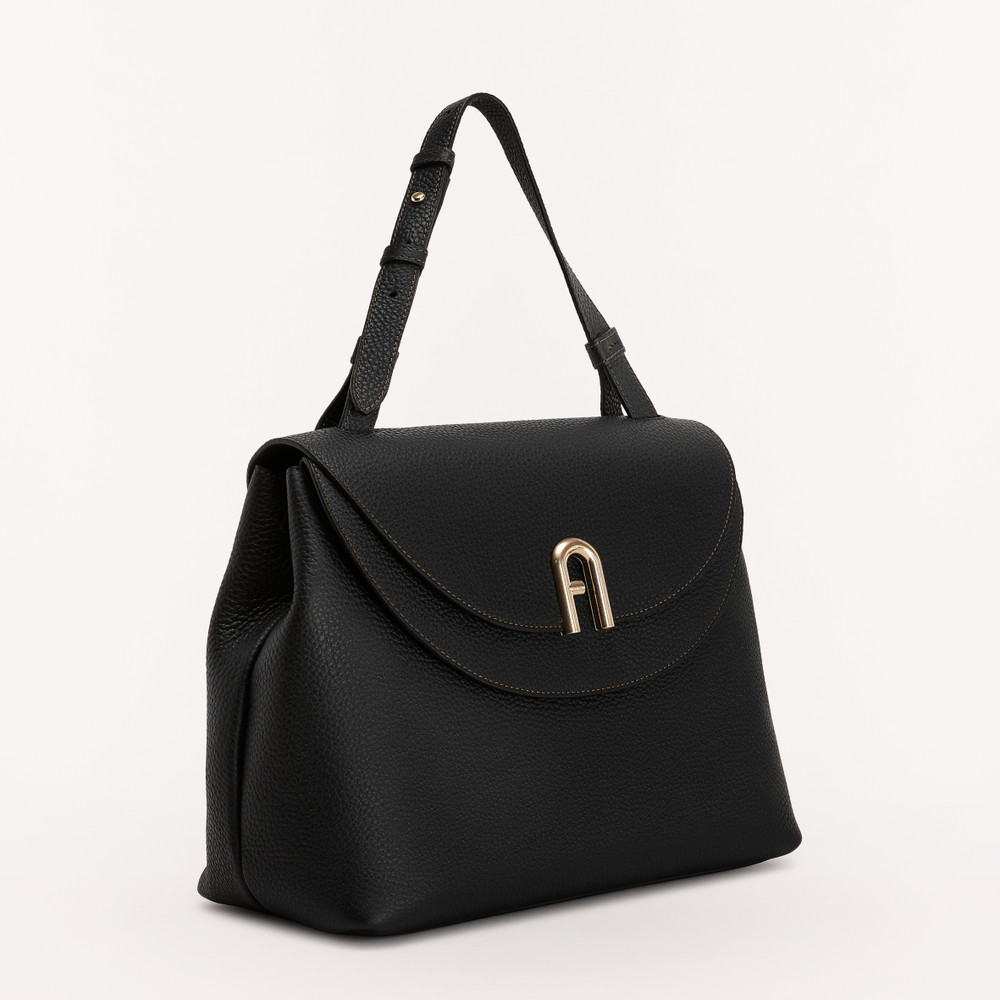 Women's Furla Primula L Top Handles Black | 45613OMZP