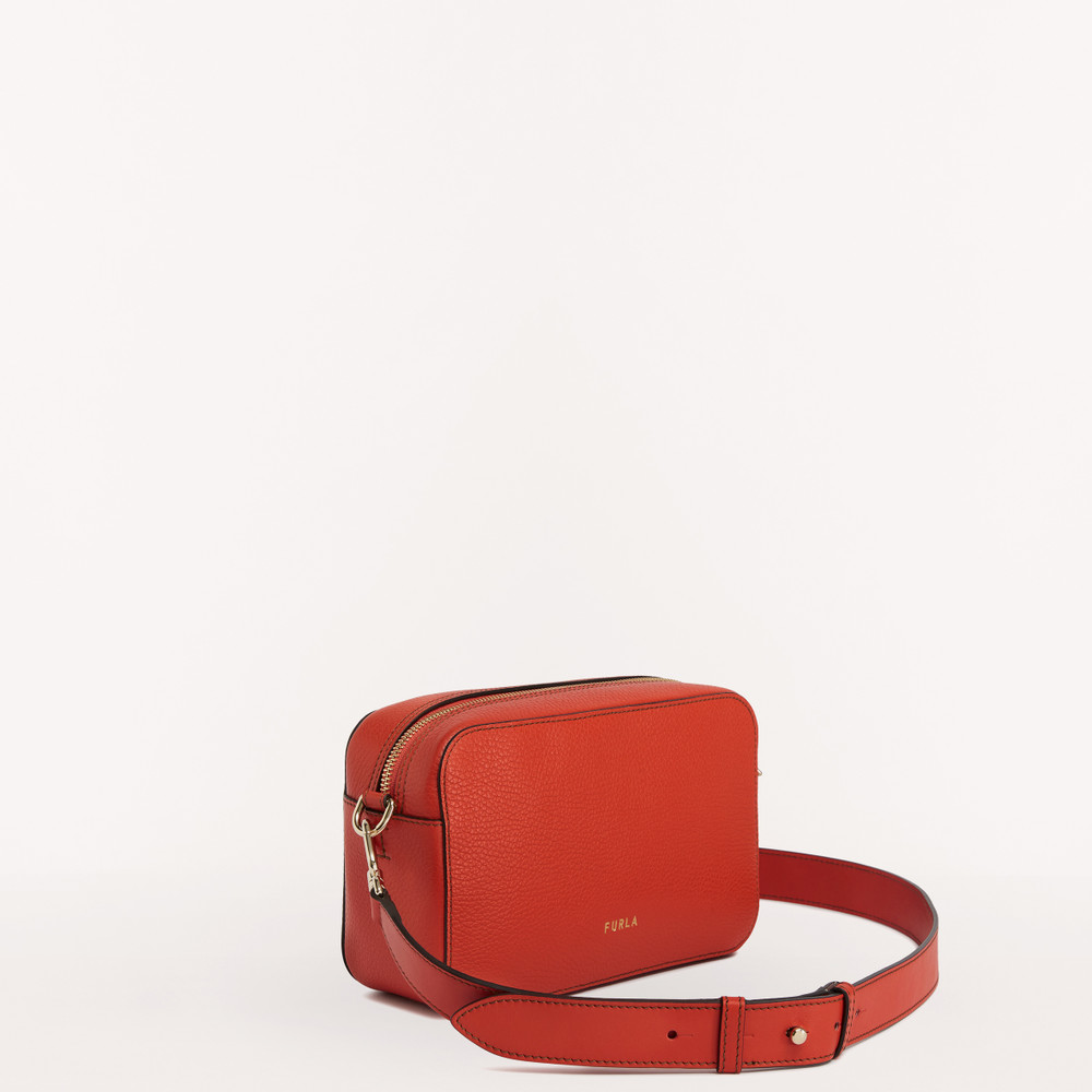 Women's Furla Primula S Crossbody Bags Red | 70361BPKW