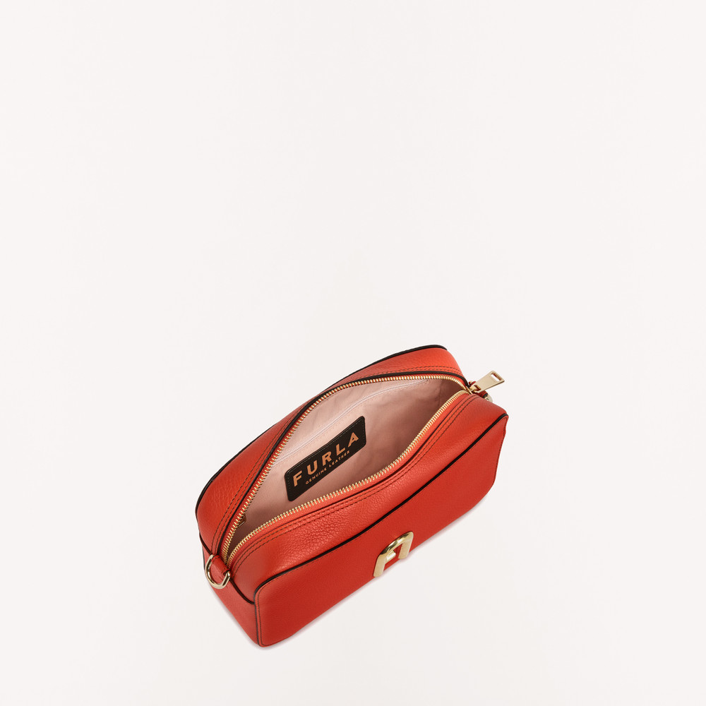 Women's Furla Primula S Crossbody Bags Red | 70361BPKW