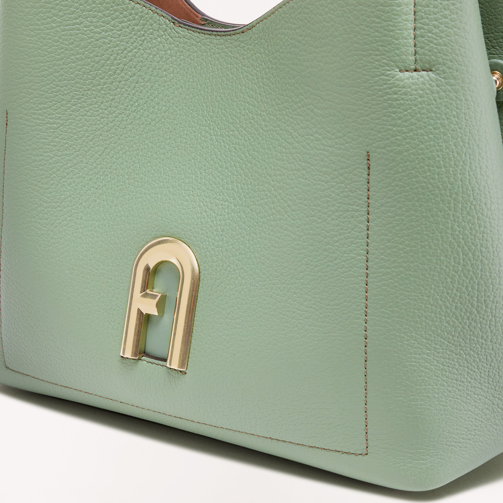 Women's Furla Primula S Hobo Bags Green | 76302YDIX