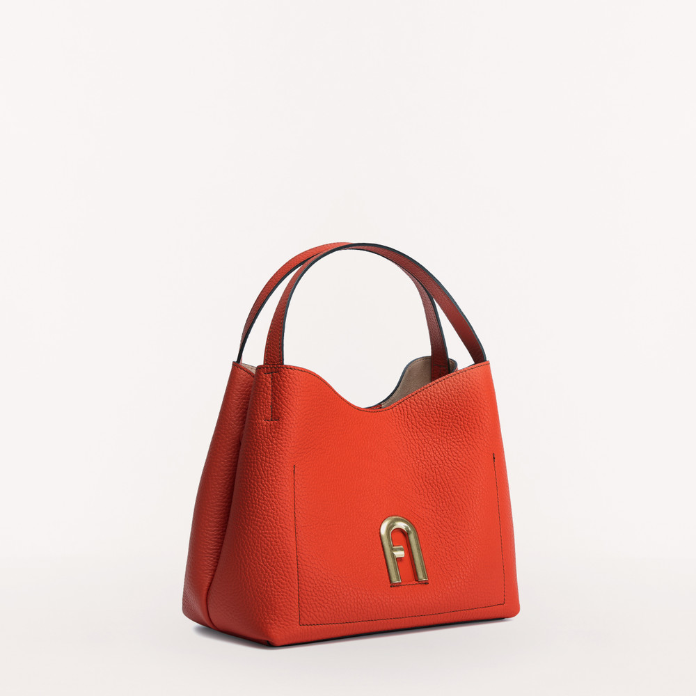 Women's Furla Primula S Hobo Bags Red | 17895SCYQ