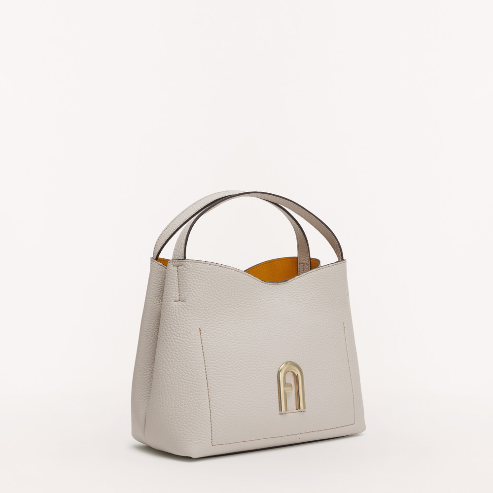 Women's Furla Primula S Hobo Bags White | 32069KODI