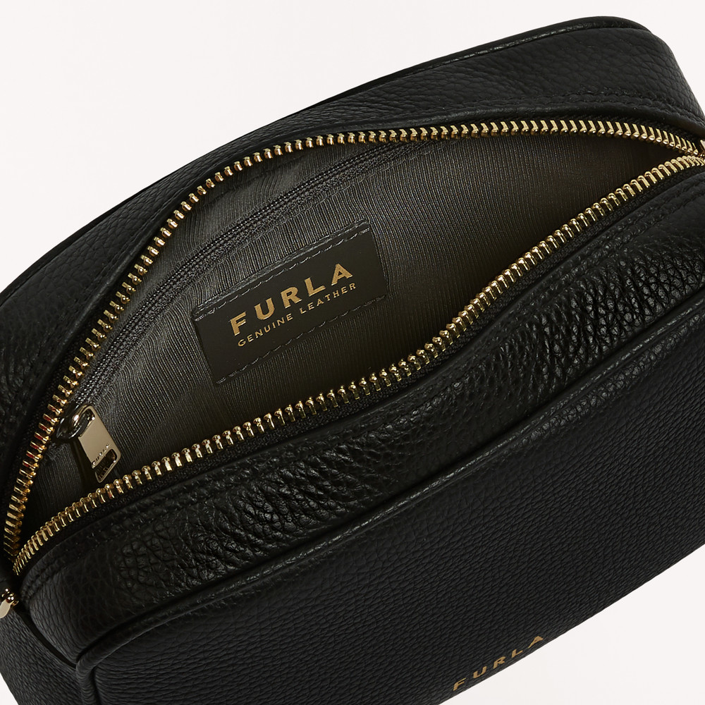 Women's Furla Real Crossbody Bags Black | 12974CKZD