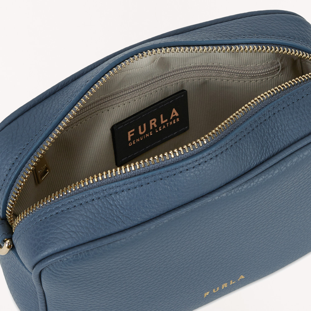 Women's Furla Real Crossbody Bags Blue | 73654ZYGT