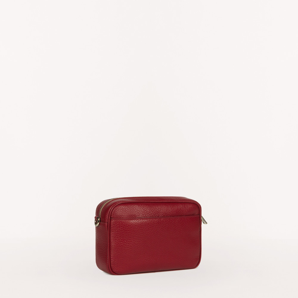 Women's Furla Real Crossbody Bags Burgundy | 25698IJYT