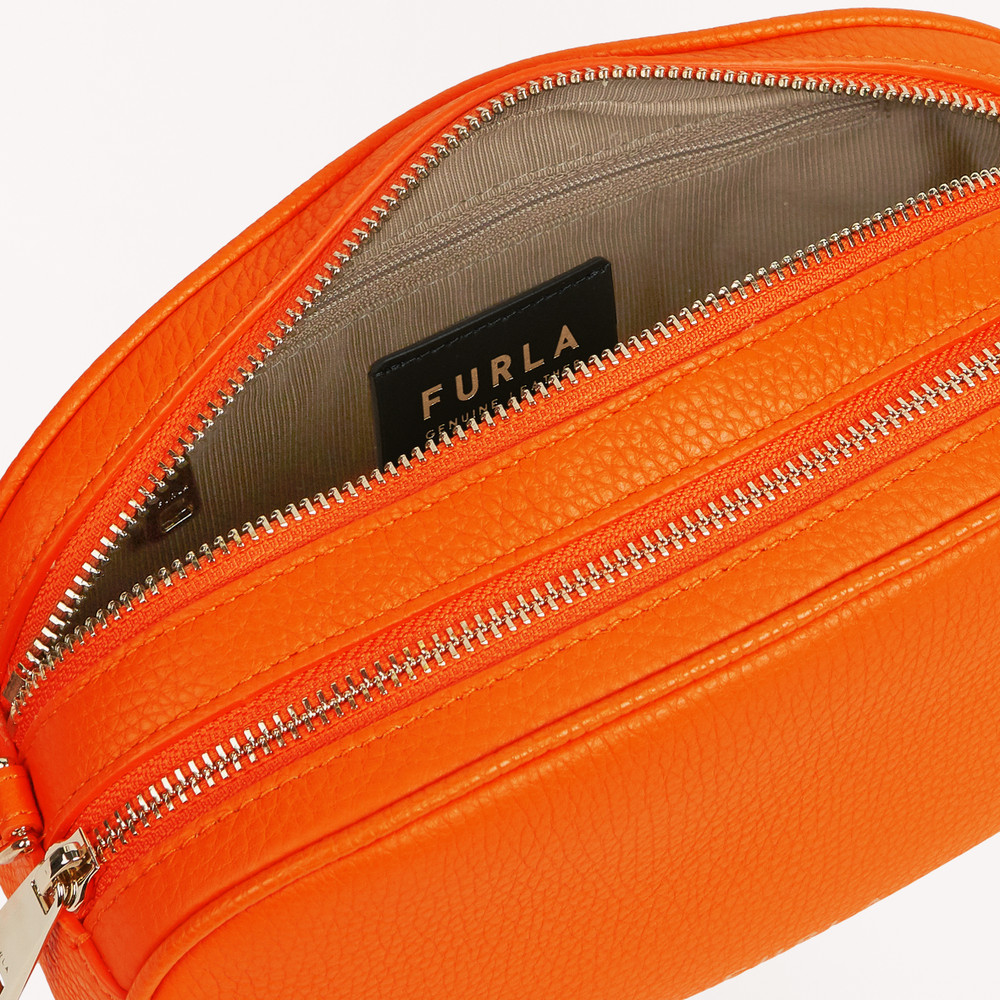 Women's Furla Real S Crossbody Bags Orange | 54270CWHR