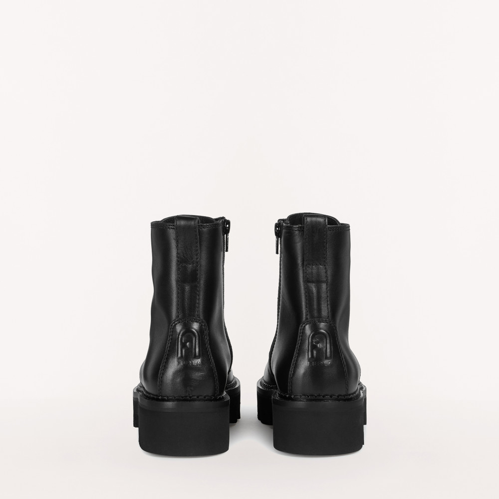 Women's Furla Rita Ankle Boots Black | 01738RUCY