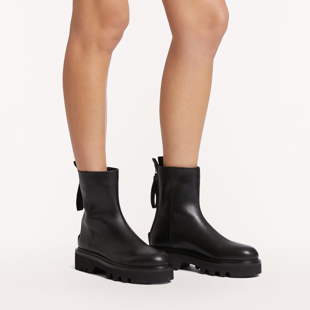 Women's Furla Rita Ankle Boots Black | 42903XDMT